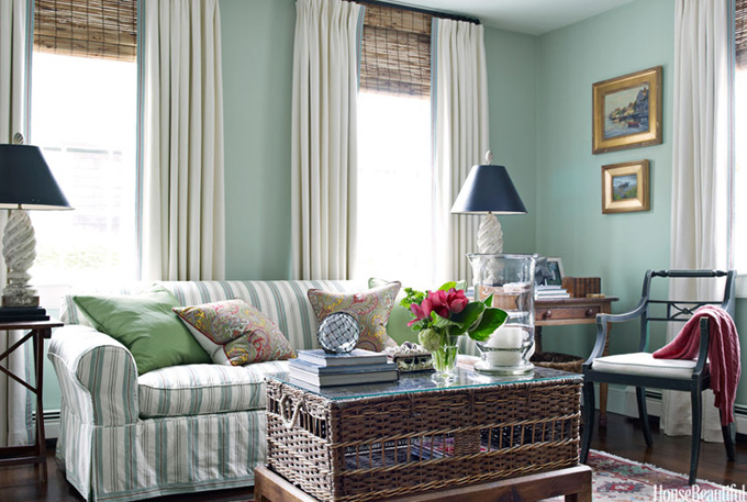 Decoración Fácil: UNA CASA DECORADA EN COLOR PALLADIAN BLUE