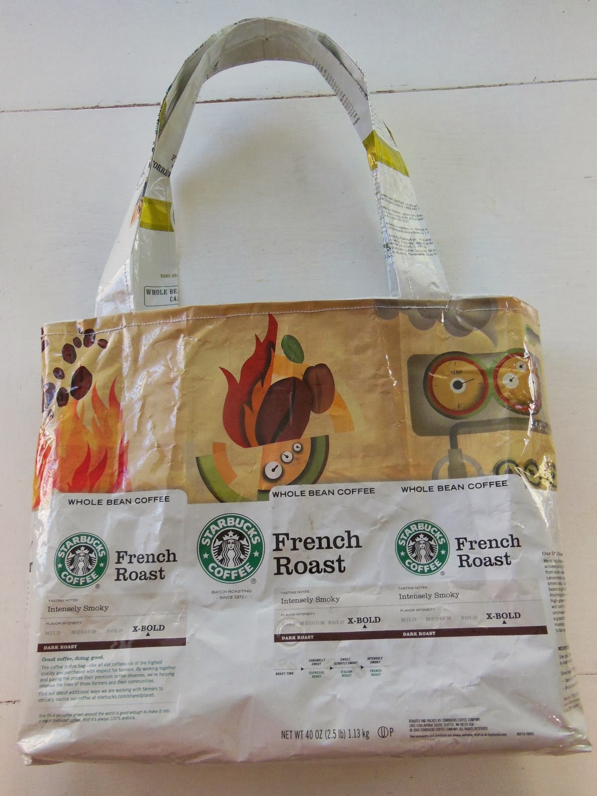 Garnish, Deanna, Garnish! Upcycled Starbucks Bag