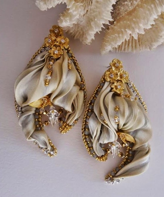 shibori silk jewelry