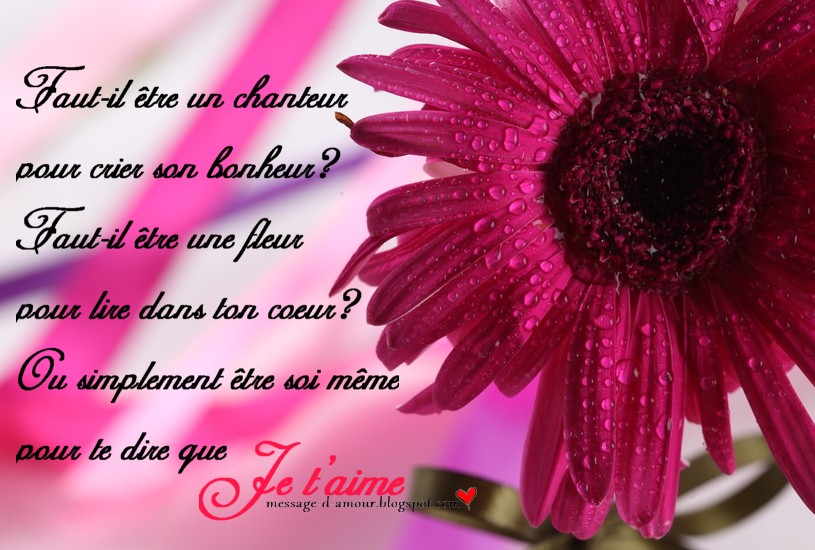 texte belle rencontre