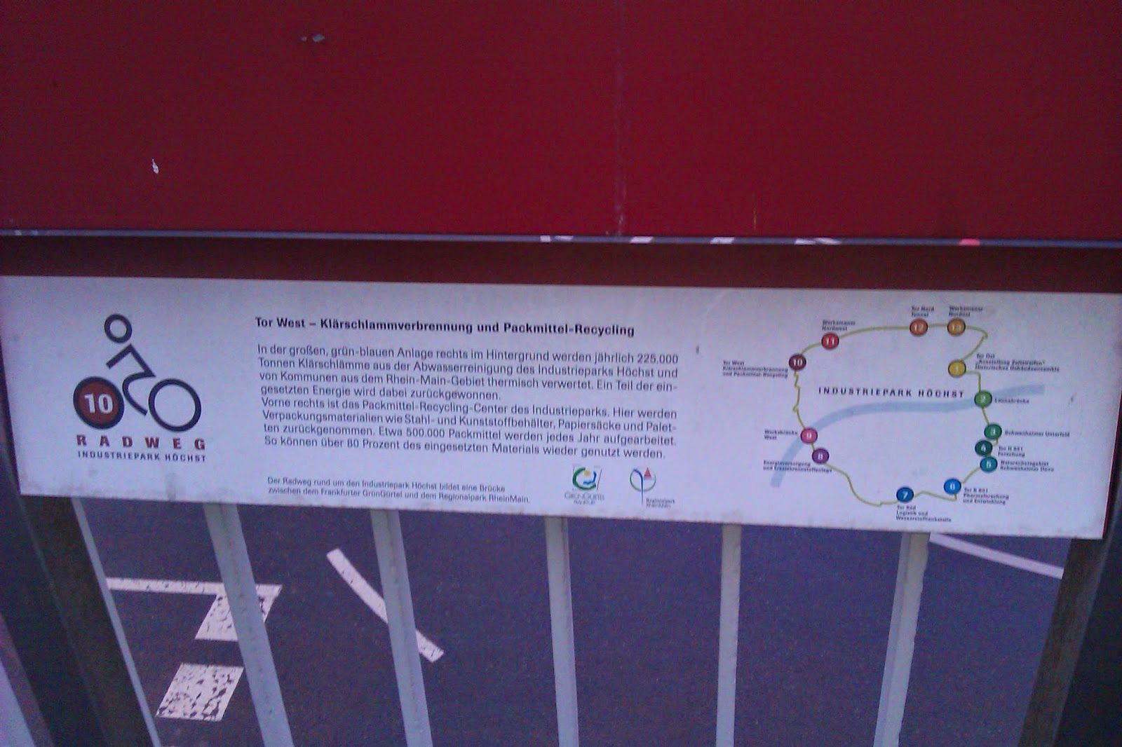 Industry Frankfurt Radweg Tourism Wow factories