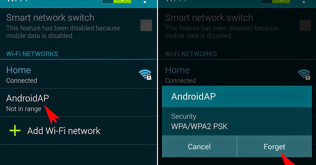 Inside Galaxy Samsung Galaxy S5 How To Delete Saved Wi Fi
