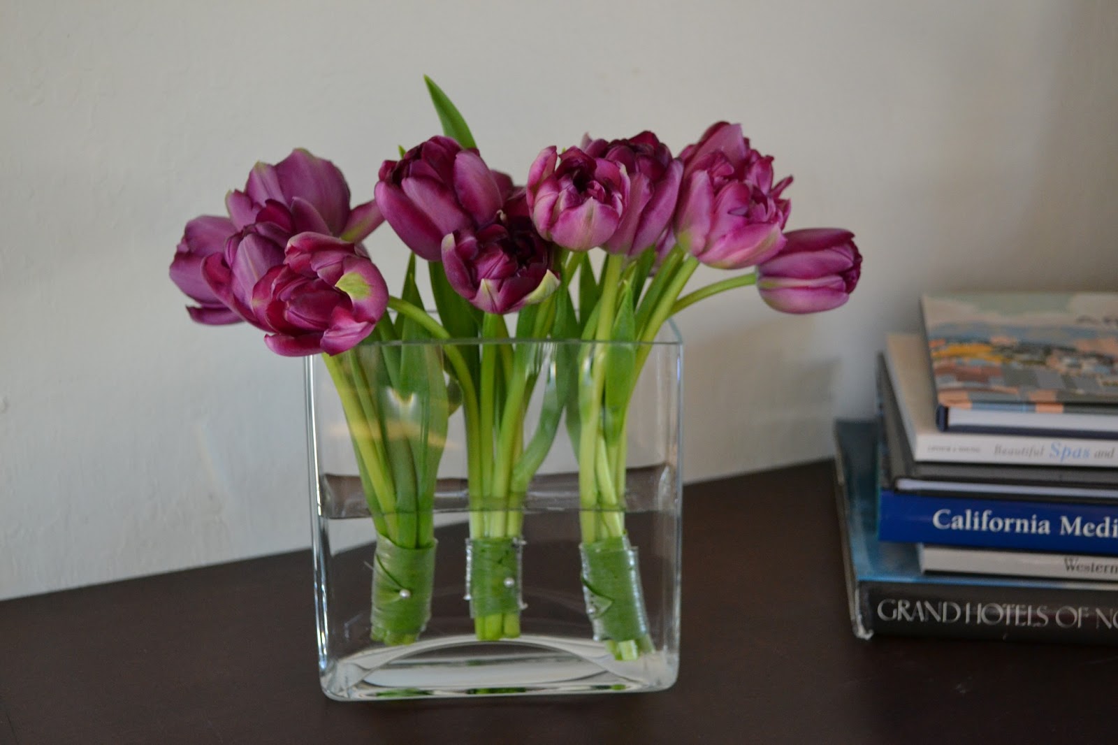Petals and Pods Simple Tulip Arrangements
