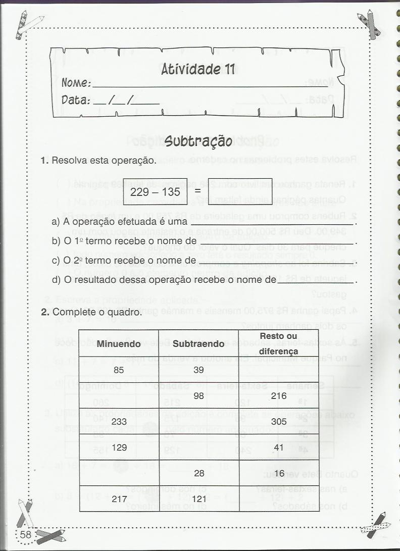 121 Atividades matemática 2º ano