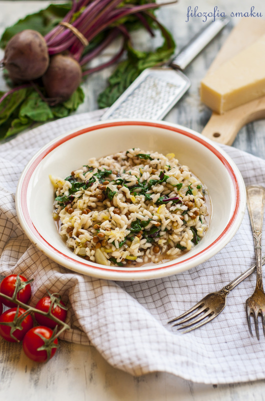 Filozofia Smaku Risotto z botwinką i soczewicą