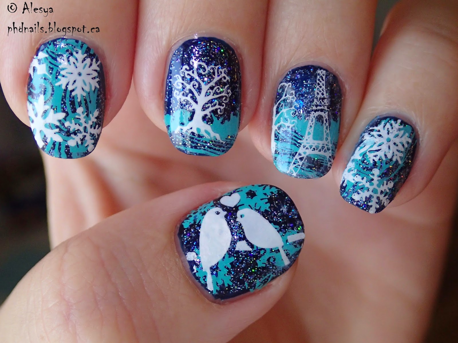 Winter Nail Art with Snowflakes and Icicles - wide 8