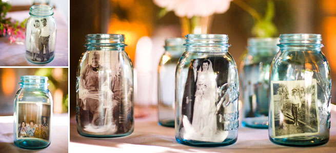 Mason Jars with Photos