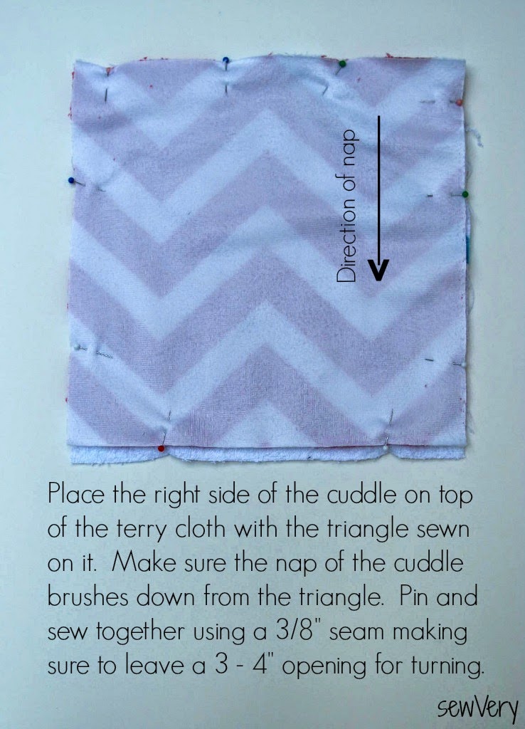 sewVery Baby Wash Cloth Tutorial