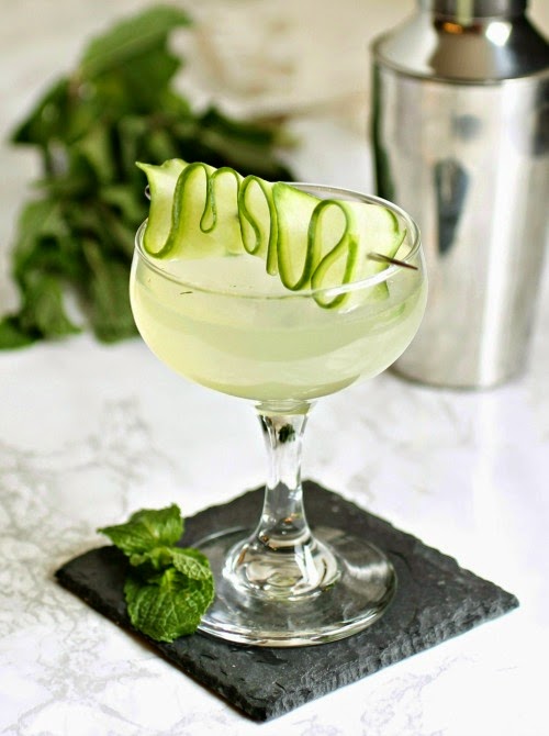 Hungry Couple Cucumber Mint Martini
