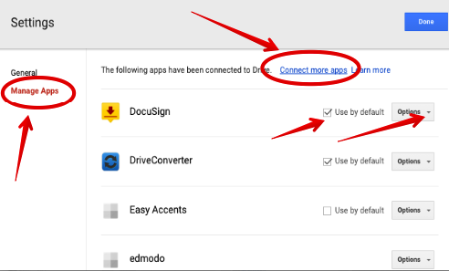 Managing Google Drive Apps