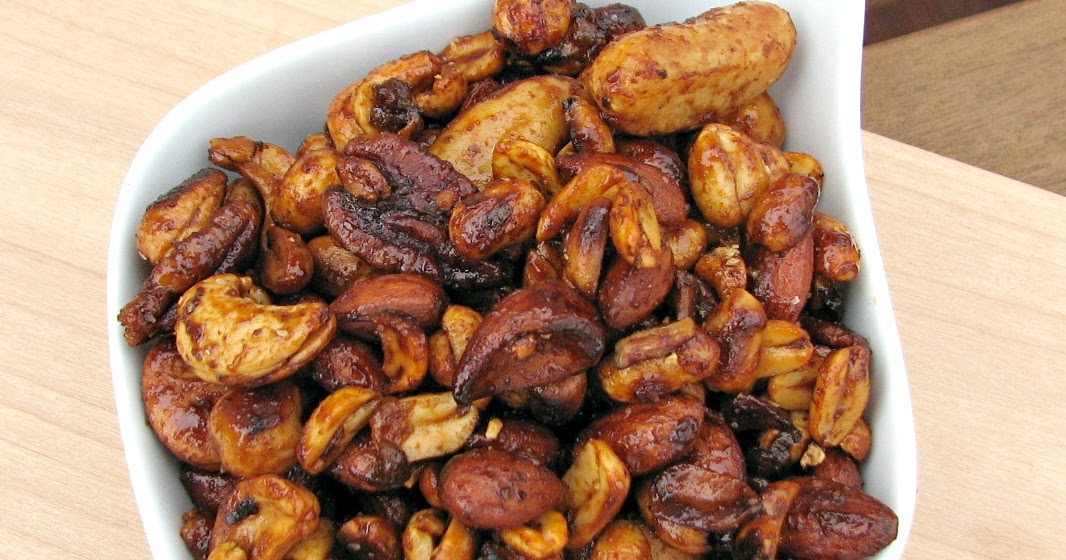 Foodness Gracious Sweet and Spicy Chili Nuts, Secret Recipe Club....
