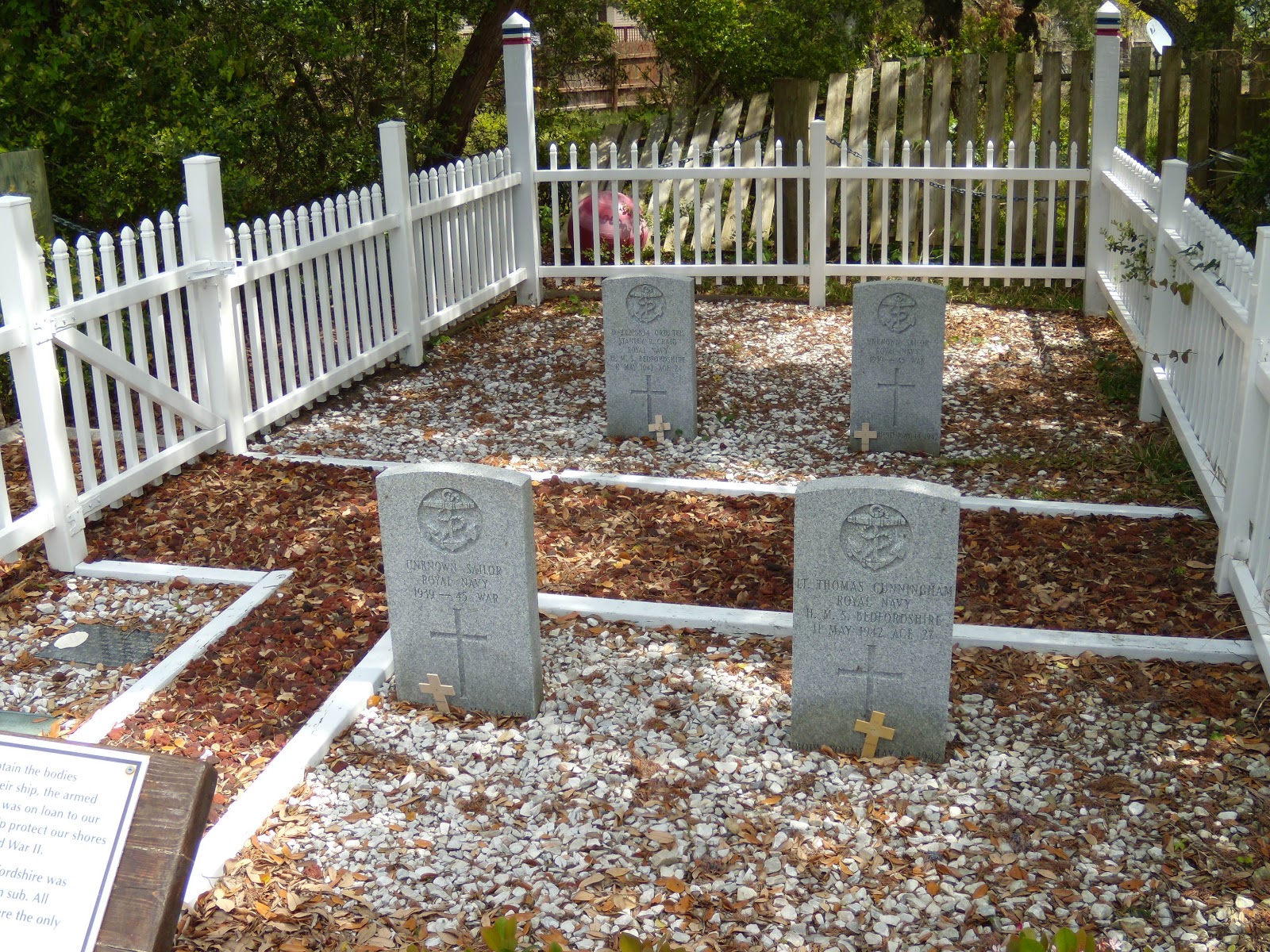 MLBsGarden British Cemetery on Ocracoke Island