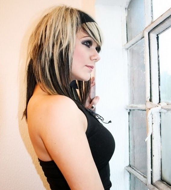 Shower domina long hair emo