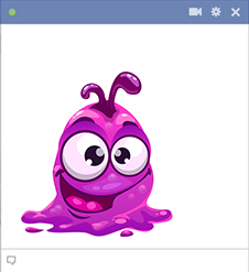 Purple glob Glob emoji