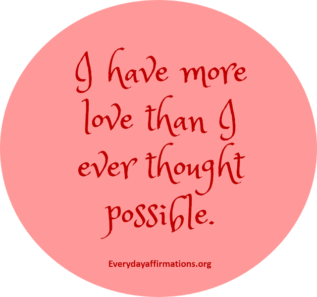 Daily Affirmations, Affirmations for Love