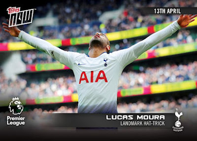 Tottenham //130 Champions League 2018//19-57 Lucas Moura Topps Now