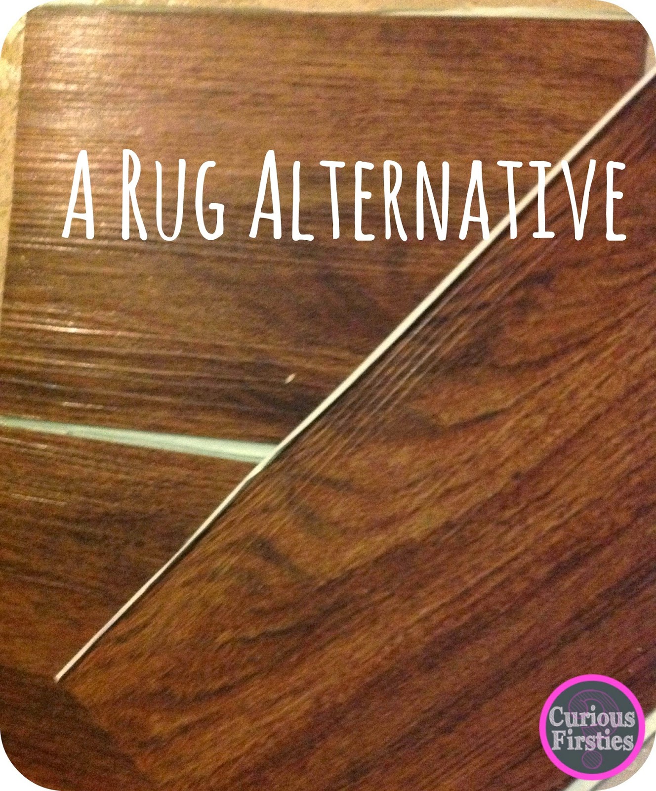 Hardwood flooring as a rug alternative