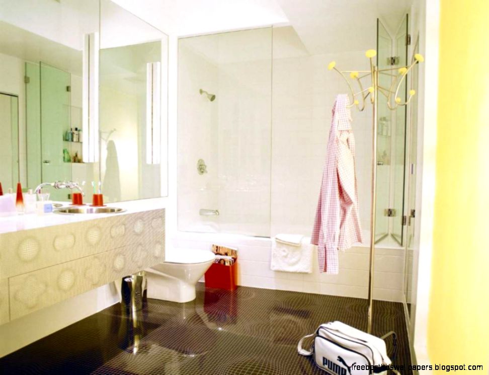 Sweet Colorful Bathroom Wallpaper Decorate Daily Interior Design Sweet Colorful Bathroom Wallpaper Decorate Daily Interior Design