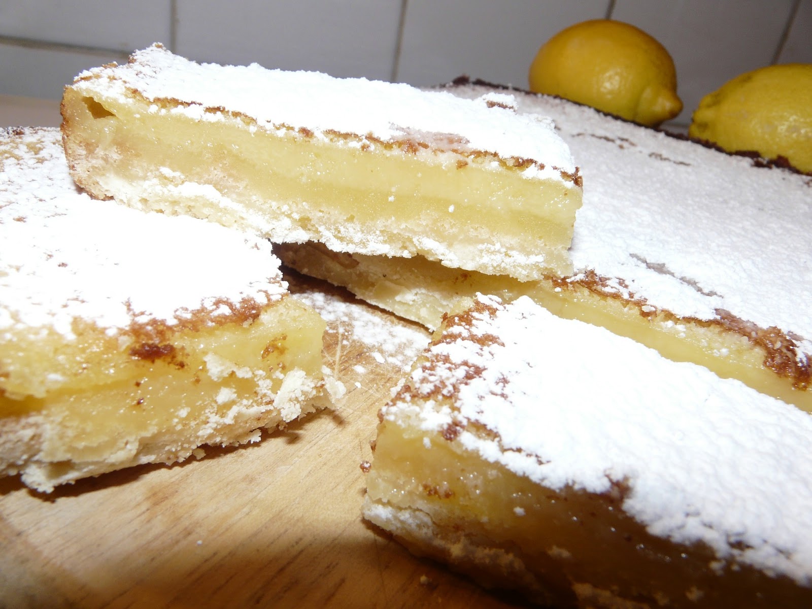 Lemon Bars de Martha Stewart (Carrés au citron)