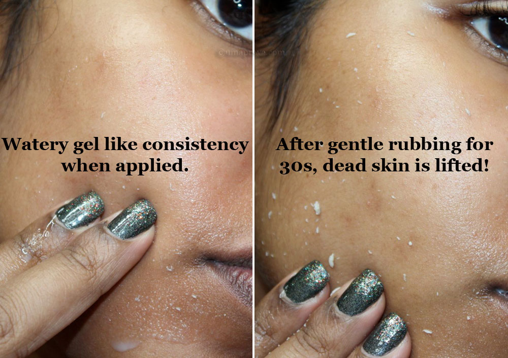 UmaMakeupHDTV Japanese skincare CURE Natural Aqua Gel Exfoliator