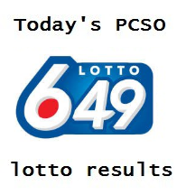 6/49 Super lotto results