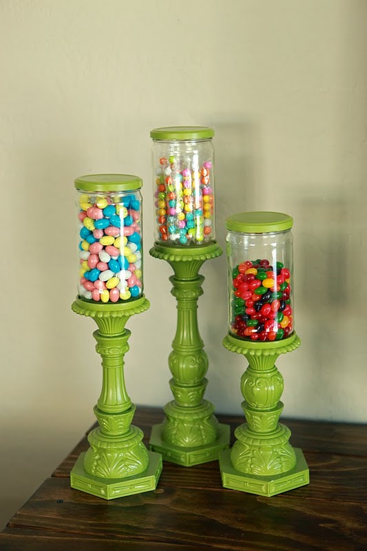 Candy Yum Yum! Cute candy jar crafts