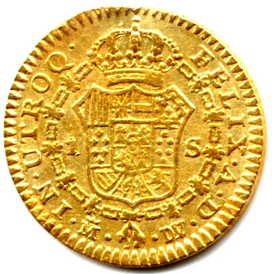 Spanish Gold Escudo Doubloon