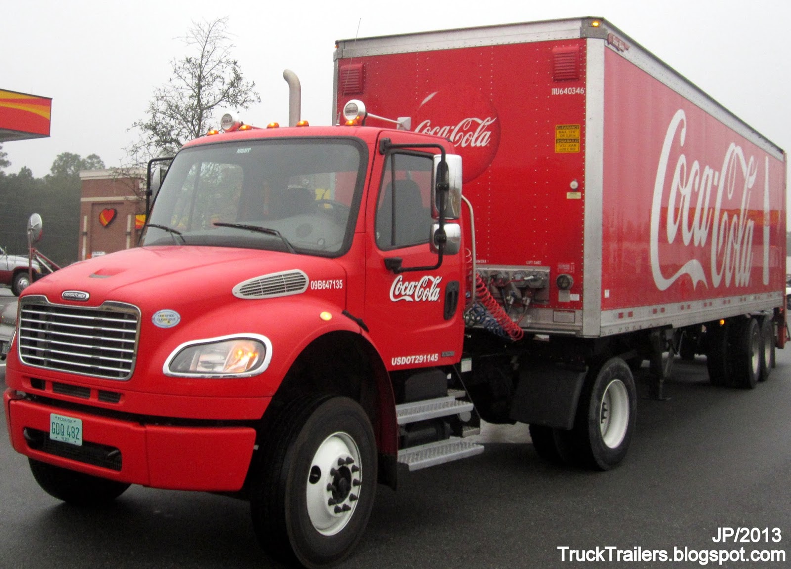 TRUCK TRAILER Transport Express Freight Logistic Diesel Mack Peterbilt