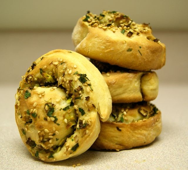 Cilantro Scallion Rolls