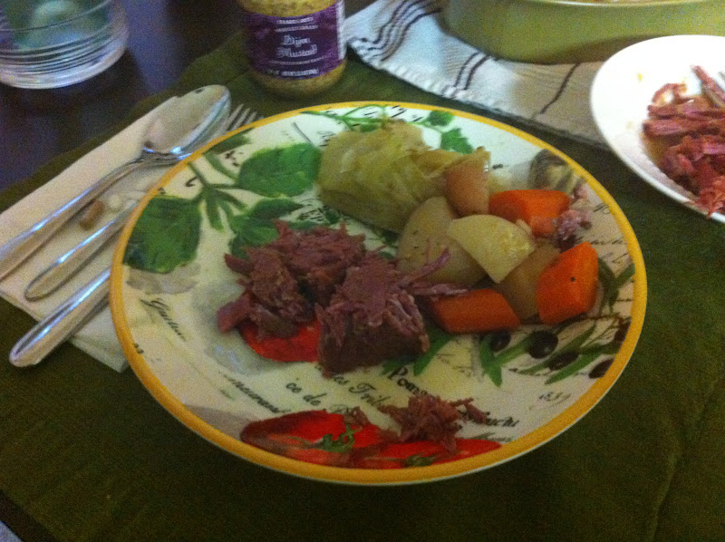 Stracciatella Slow Cooker Guinness Corned Beef and Cabbage