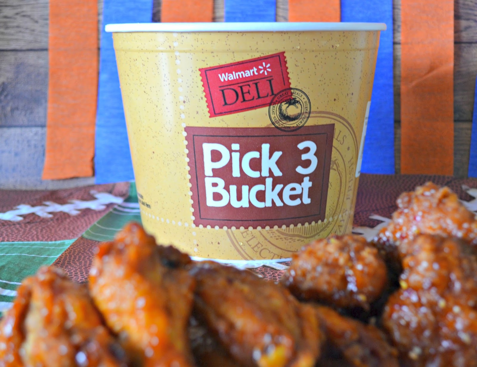Ad Score the first Touchdown of the Game with Deli Wings from Walmart