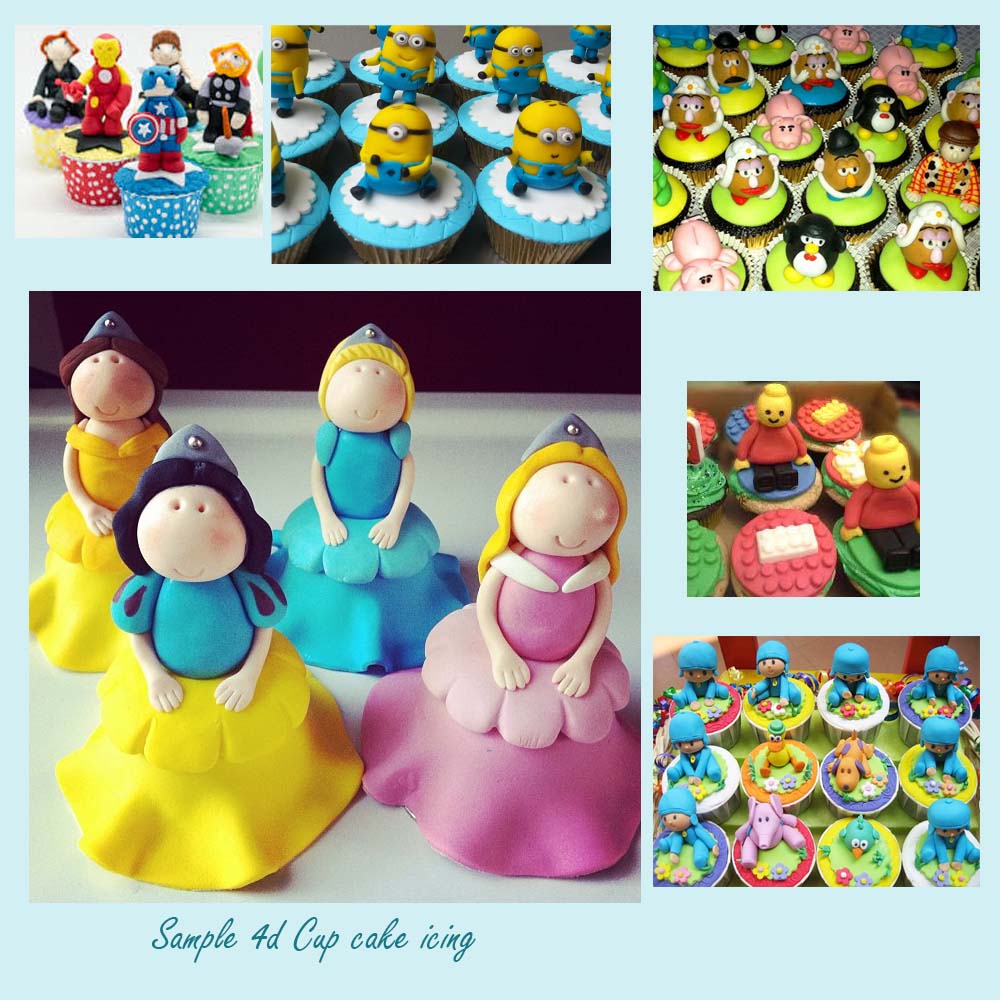 Sample 4d cup cake