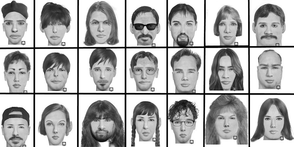 All This Is That Composite Face Drawings