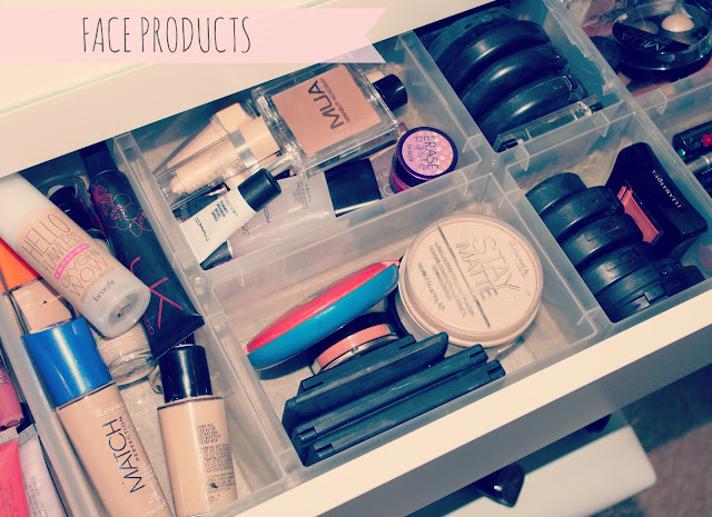 Ikea MALM dressing table-Ikea Antonius Basket Inserts-Makeup Storage-Makeup Collection-UK Beauty Blog-Muji Acrylic Storage