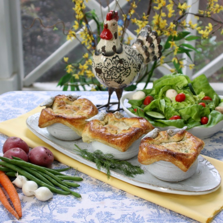 Menu Musings of a Modern American Mom Roasted Vegetable Chicken Pot Pie