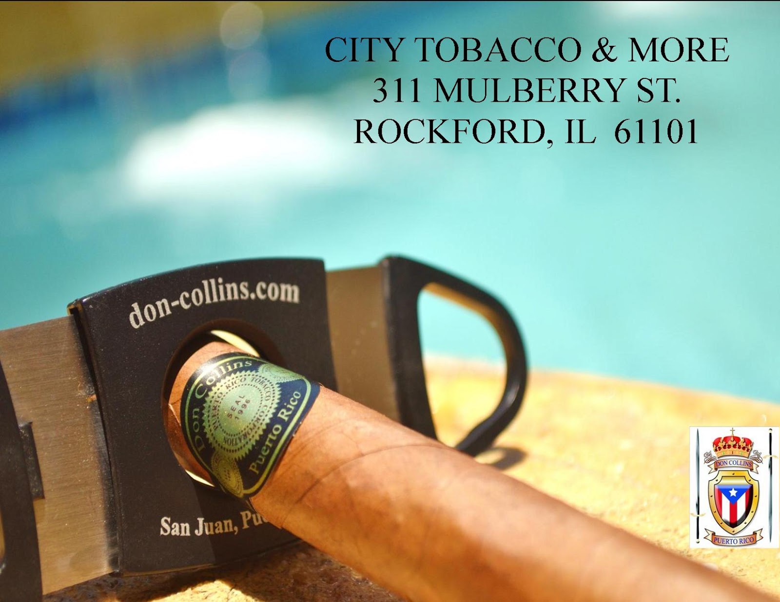 CITY TOBACCO & MORE ROCKFORD ILLINOIS 815 9638890 Don Collins