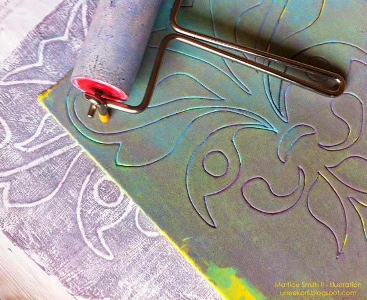 Art Journal & my two brayers Martice Smith Fine Art + Design Blog