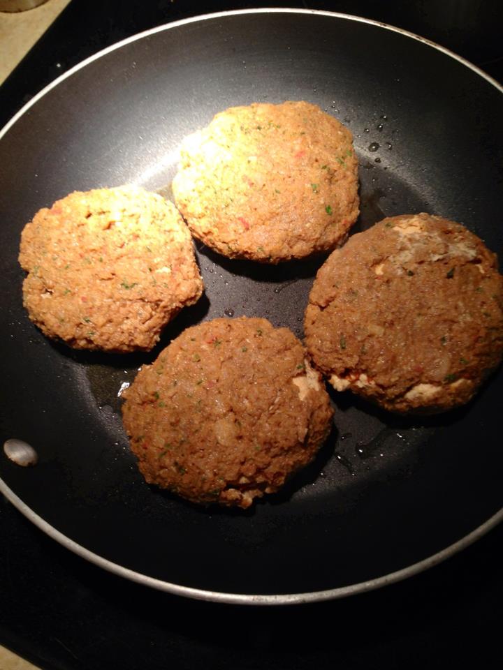 The Comforting Vegan Vegan Juicy Lucy Burger