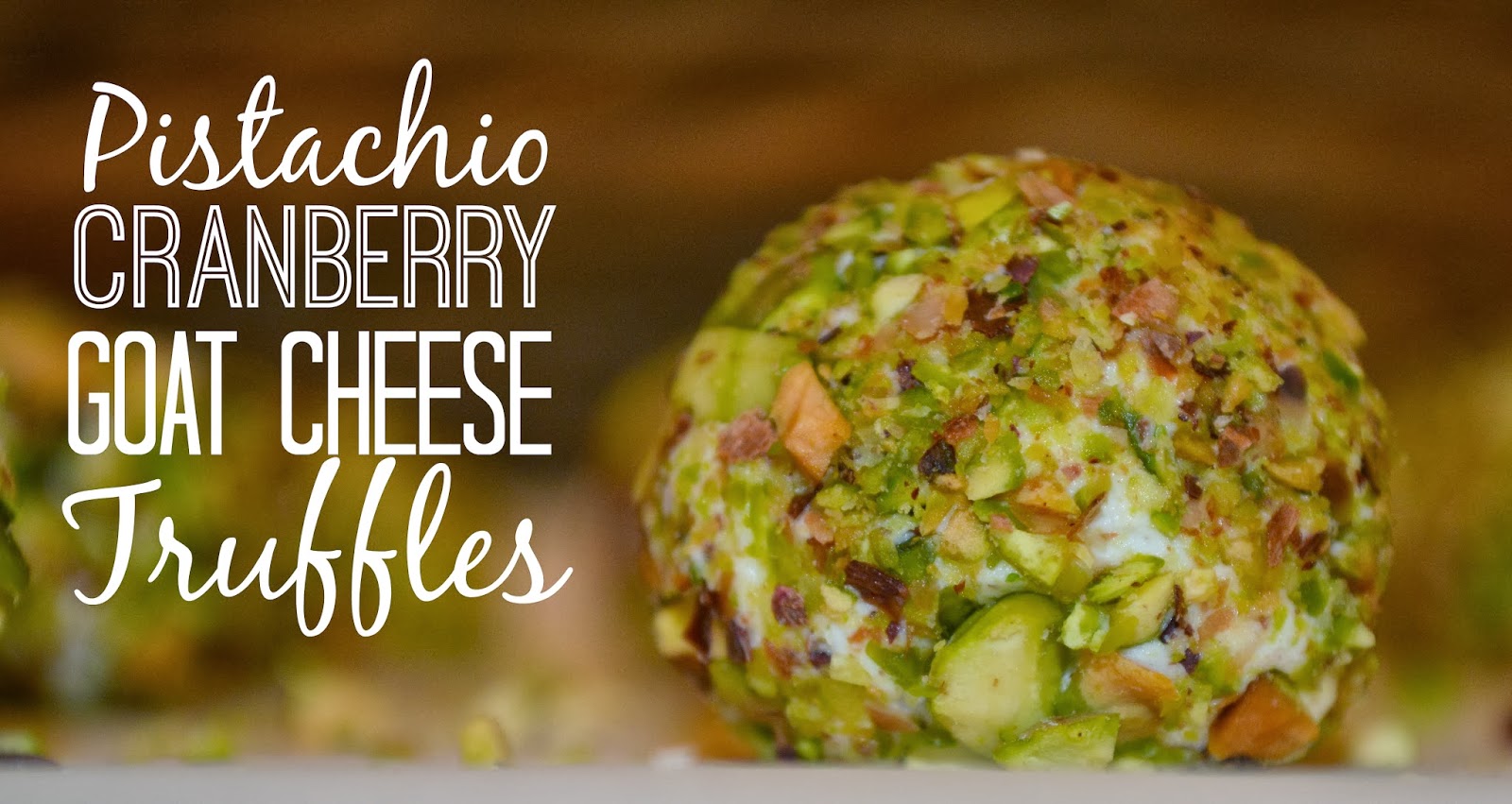 Cupcake Dreams and Paper Memories Pistachio Cranberry and Goat Cheese