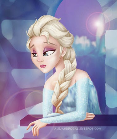 Elsa Frozen Illustration