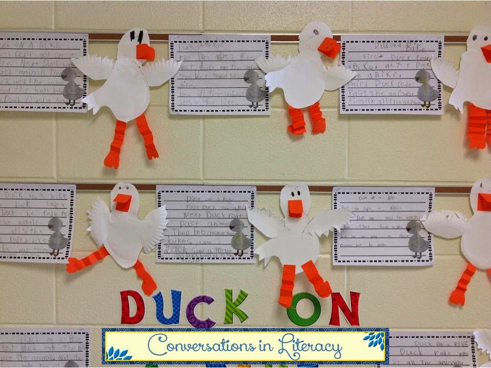 Conversations in Literacy Duck on a Bike & Center Time