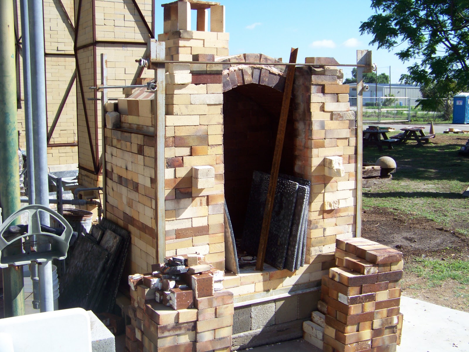 CMU 442 Kiln Construction Jake Allee Down Draft Salt kilns