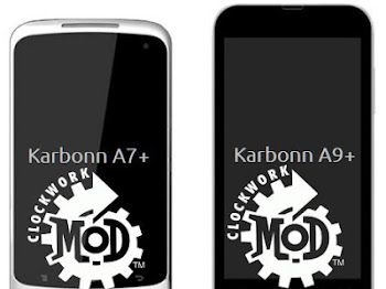 Install Clockworkmod Recovery on Karbonn A7+ and A9+ (aka Cherry Flare)