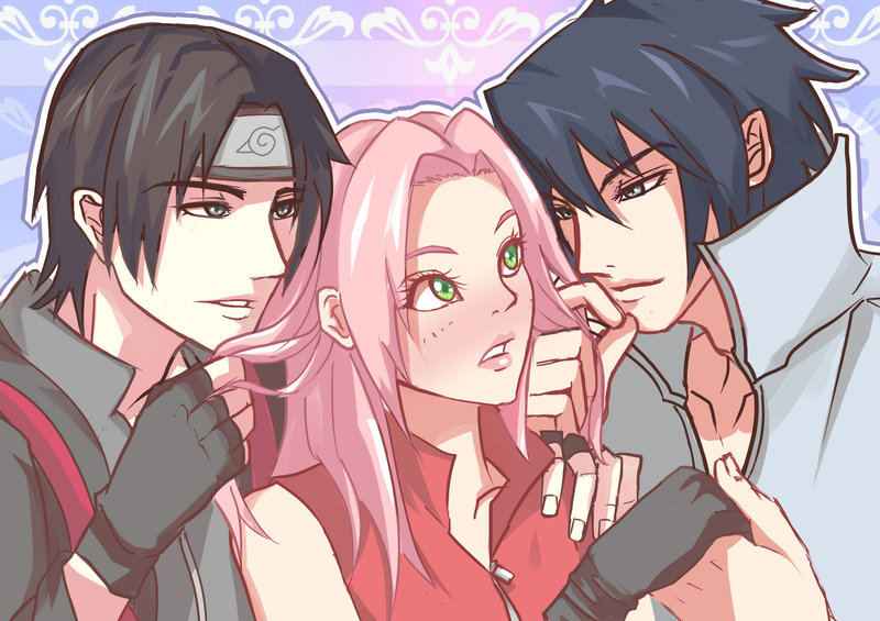 Gambar Naruto Sasuke Sakura Tim 7