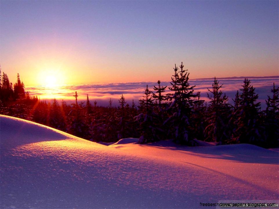 winter sunset winter sunset