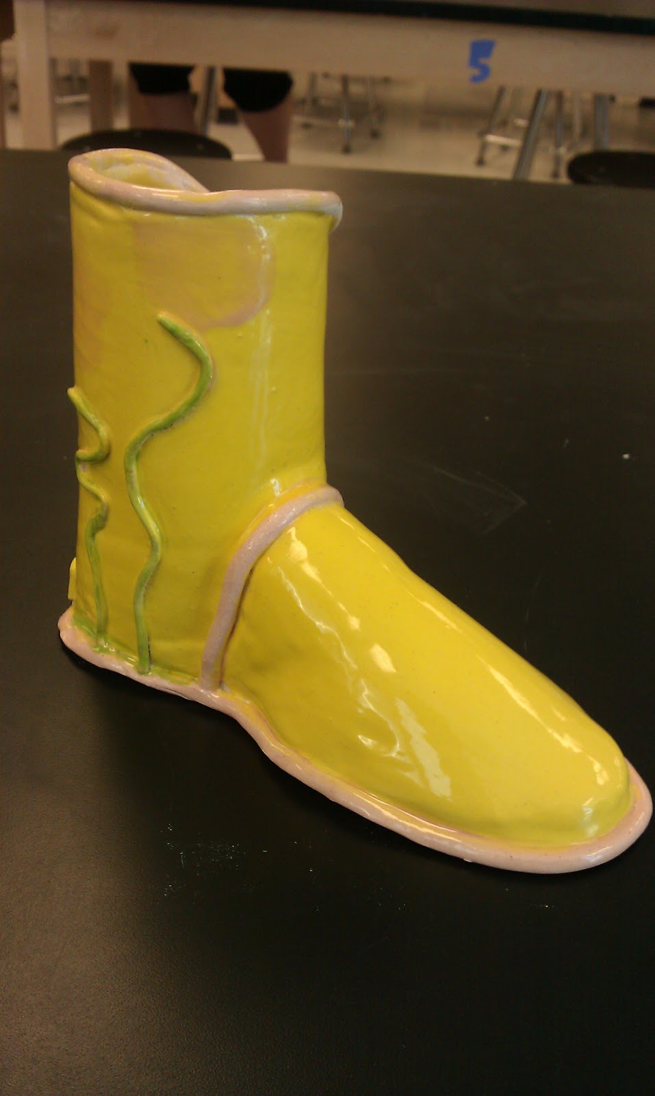 Art with Ms. Lloyd 8th Grade Ceramics Shoes