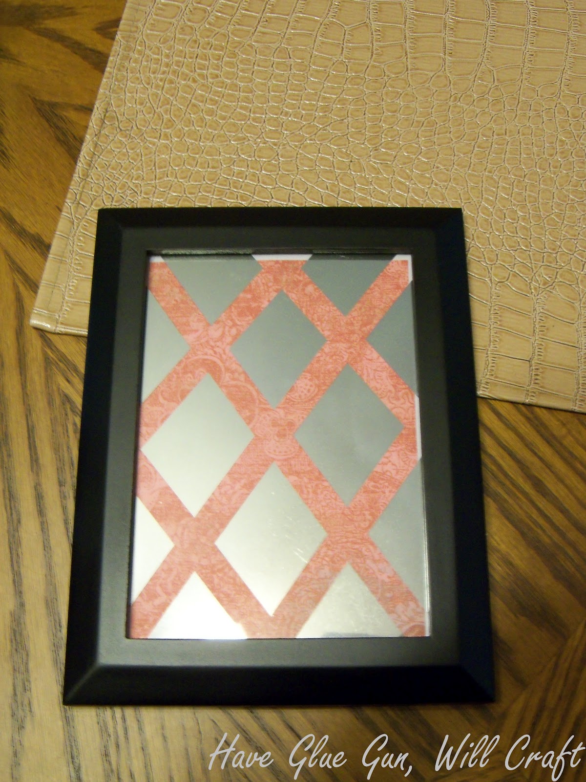 Have Glue Gun, Will Craft Faux Decorative Mirrors