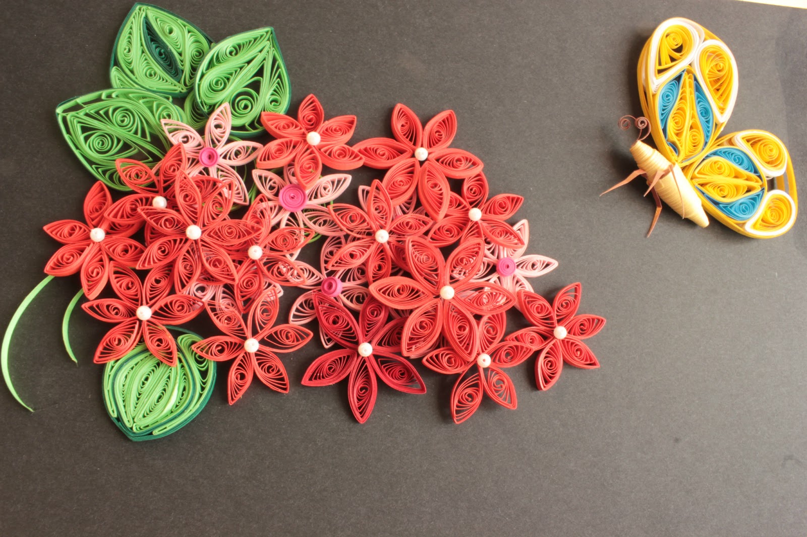 Glitters...My Creation: Quilled wall art