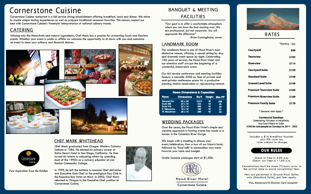 hotel brochures sample