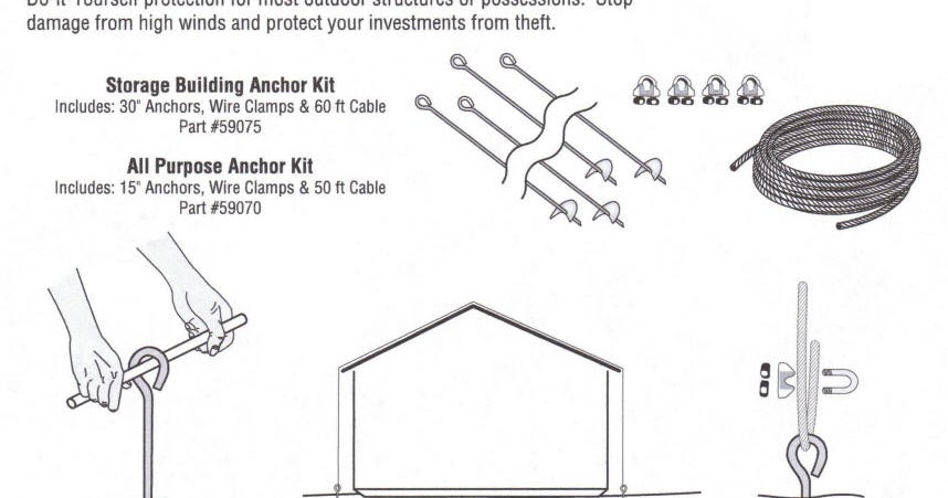 Auger Valve Image: Shed Anchor Kit
